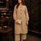 Elegant Beige 2-Piece Women's Kurta Set – Premium Casual & Office Wear